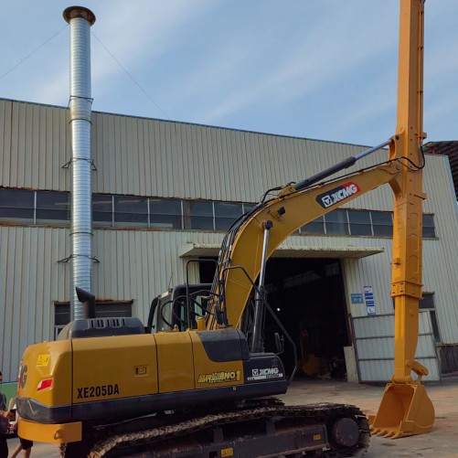 工程案例-林工机械设备（江门）有限公司-两段式14米伸缩臂徐工XE205