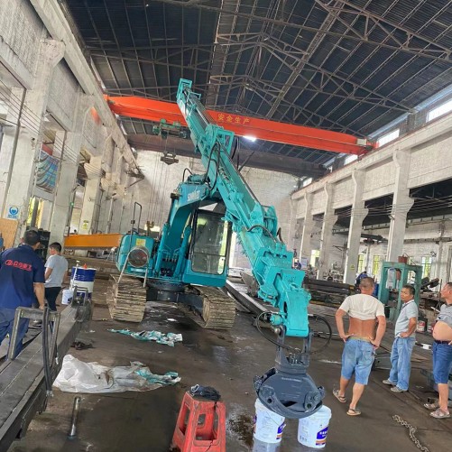 工程案例-林工机械设备（江门）有限公司-28米拉山臂山河智能安装现场